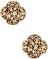 Thumbnail for your product : Betsey Johnson Crystal Flower Stud Earrings