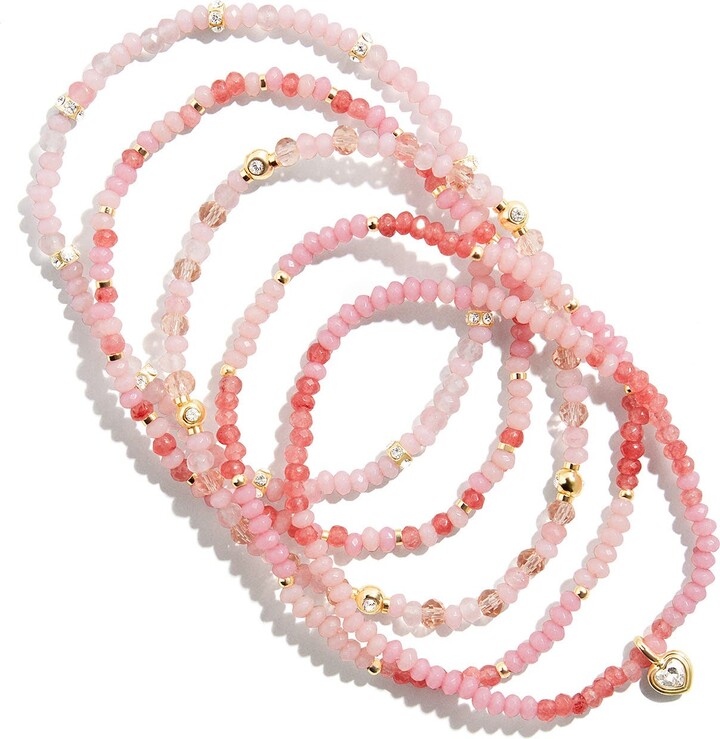 BaubleBar Neah Set of 5 Assorted Stretch Bead Bracelet