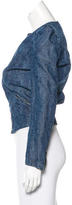 Thumbnail for your product : Etoile Isabel Marant Chambray Abstract Print Jacket