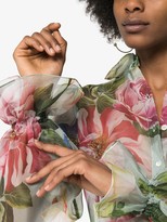 Thumbnail for your product : Dolce & Gabbana Floral Print Organza Shirt