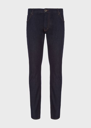 armani straight leg jeans mens