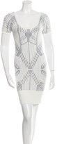 Thumbnail for your product : Vena Cava Knit Embroidered Mini Dress