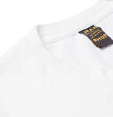 Thumbnail for your product : Jean Shop Printed Slub Cotton-jersey T-shirt - White