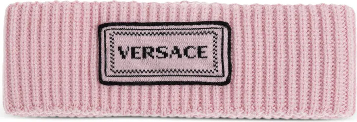 Versace Ribbed Patch Headband