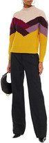 Thumbnail for your product : BA&SH Paline Pleated Wool-blend Wide-leg Pants