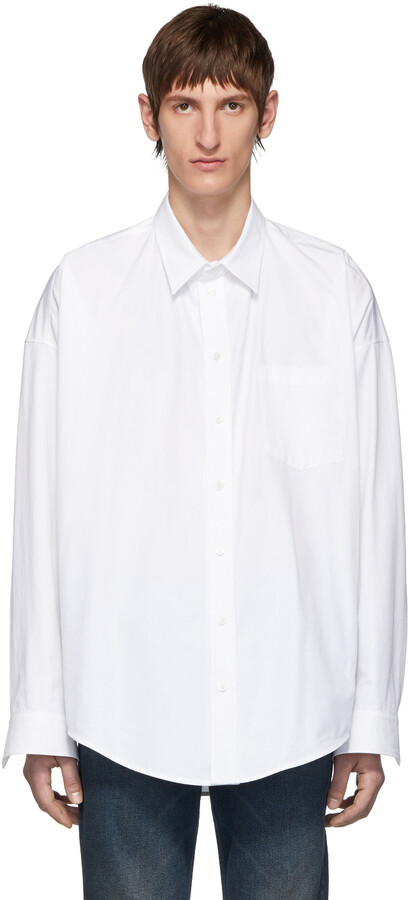 Balenciaga White Cocoon Shirt - ShopStyle