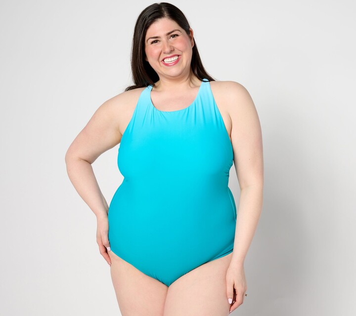 Jantzen Layla Cross Back High Neck One-Piece