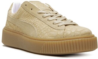 Puma Platform Exotic-Skin sneakers - ShopStyle