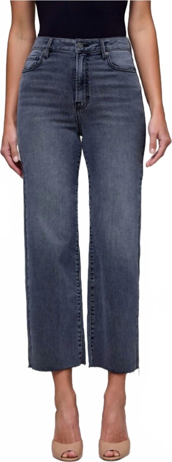 HIDDEN Tracey High Rise Straight Leg Jeans In Black