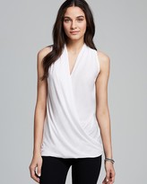 Thumbnail for your product : James Perse Tank - Drape Front