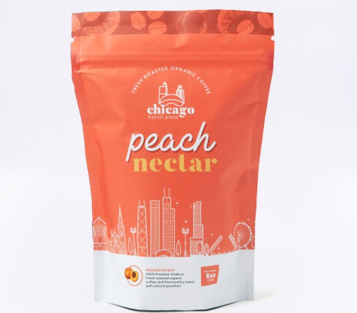 Chicago French Press Peach Nectar 8-oz Coffee