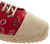 Thumbnail for your product : F-Troupe Red Espadrille