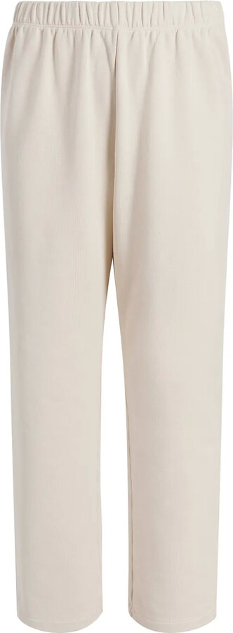 ANOTHER TOMORROW Mid-Rise Cropped Track Pants