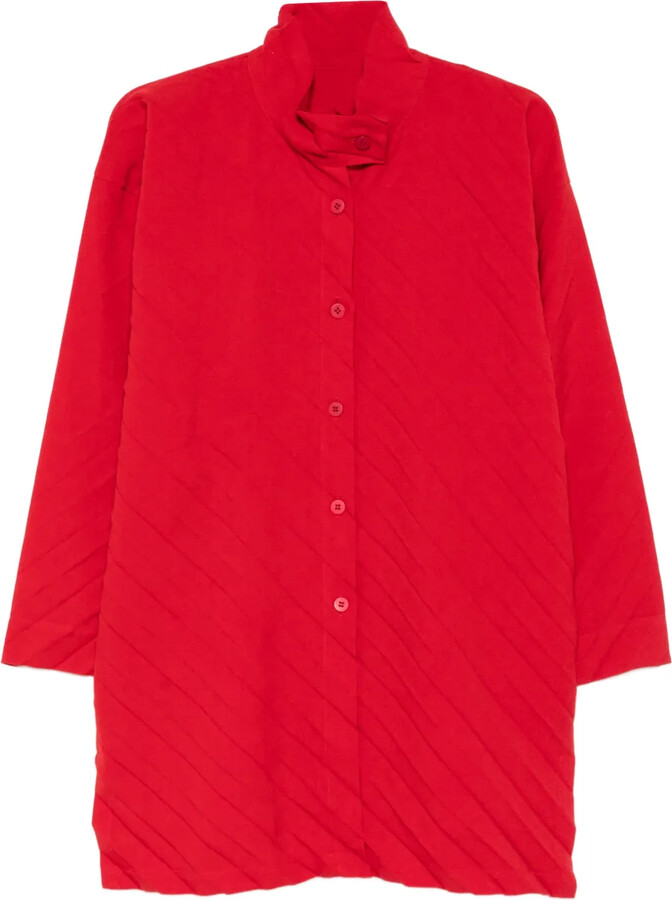 Issey Miyake Pre-Owned Pleated Shirt