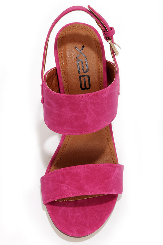 rsvp Fay 1 Fuchsia High Heel Sandals - ShopStyle