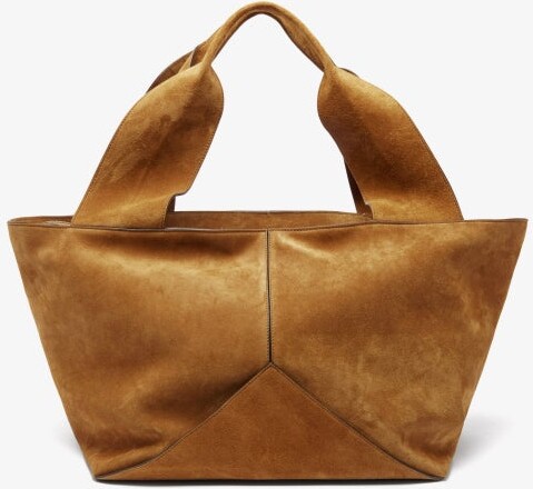 tan suede purse