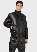 shiny bubble coat mens