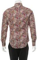 Thumbnail for your product : Vince Paisley Print Button-Up Shirt w/ Tags