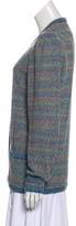 Thumbnail for your product : Missoni Printed Lightweight Knit Cardigan Blue Printed Lightweight Knit Cardigan