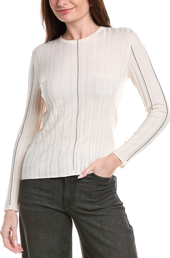 Akris Wool & Silk-Blend Top