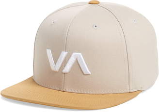 RVCA 'VA' Snapback Hat