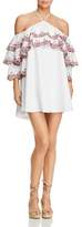 Thumbnail for your product : Rebecca Minkoff Dena Tiered Ruffled Eyelet-Detail Mini Dress