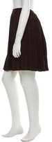 Thumbnail for your product : Prada Pleated Mini Skirt