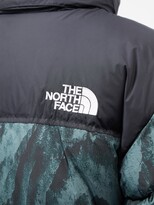 Thumbnail for your product : The North Face 1996 Nuptse Printed Quilted Down Coat - Green