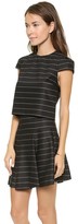 Thumbnail for your product : Alice + Olivia Blake Boxy Puff Sleeve Top