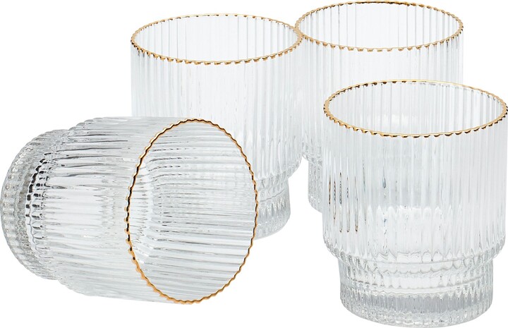 Tabletops Unlimited Denmark 4-Piece 12-oz Monroe Low Boy Drinkware Set
