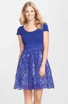 Thumbnail for your product : Plenty by Tracy Reese 'Zoe' Organza Skirt Fit & Flare Dress (Regular & Petite)