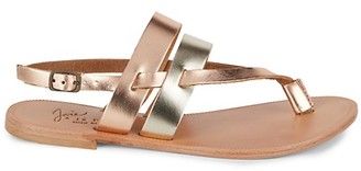 rose gold slingback sandals