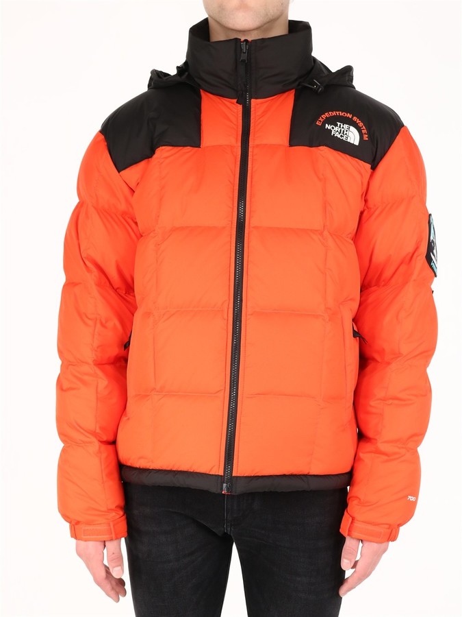 mens orange north face jacket