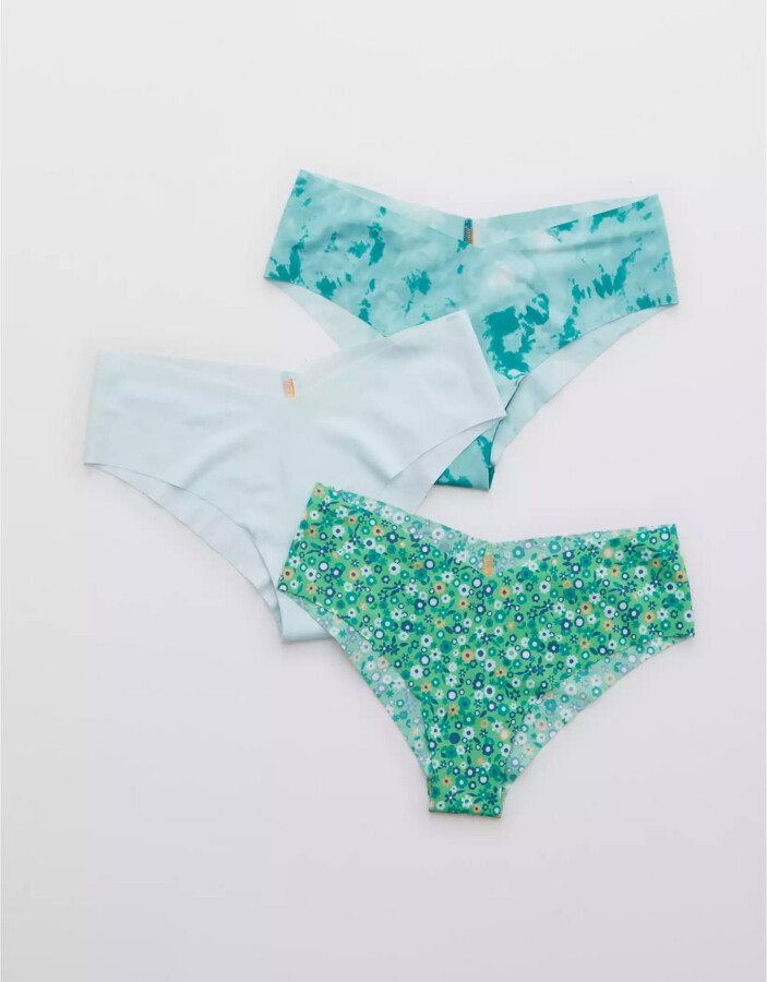 aerie No Show Cheeky Underwear 3Pack ShopStyle Teen Girls' Intimates