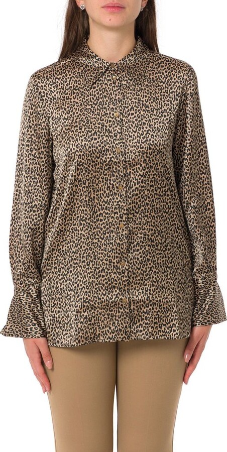 Pennyblack Partout Patterned Satin Shirt