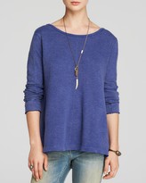Thumbnail for your product : Free People Pullover - French Terry Low Back Shirred
