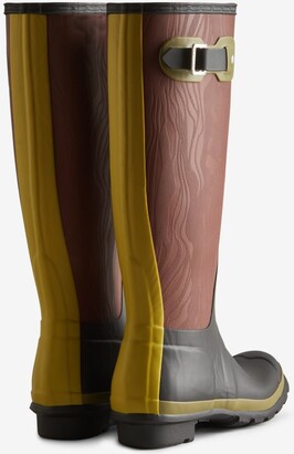 Hunter Women's Erosion Texture Patchwork Tall Rain Boots - ShopStyle