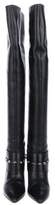 Thumbnail for your product : Valentino Leather Pointed-Toe Over-The-Knee-Boots