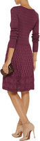 Thumbnail for your product : M Missoni Crochet-knit wool-blend dress