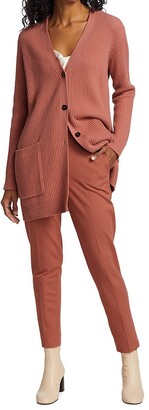 Max Mara Pegno Pleated Ankle-Crop Jersey Pants