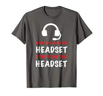 Funny Stage Crew What's Said On The Headset Theatre T-Shirt