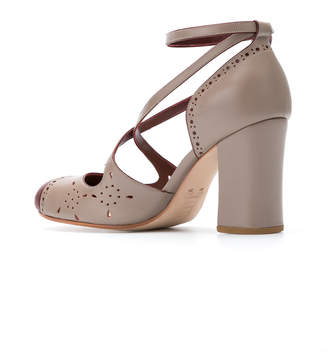 Sarah Chofakian chunky heel pumps