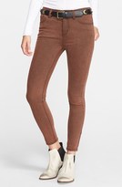 Thumbnail for your product : Free People 'Gummy' High Rise Crop Jeans (Cedar Wash)