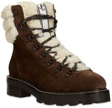 Thumbnail for your product : Jimmy Choo 30mm Eshe Suede & Shearling Boots