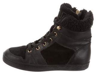 Bikkembergs Girls' Leather High-Top Sneakers
