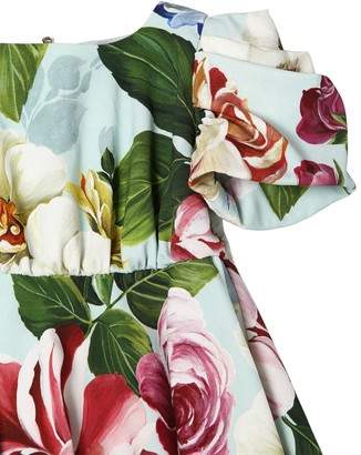 Dolce & Gabbana Flower Print Cady Dress
