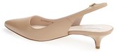 Thumbnail for your product : Cole Haan 'Bradshaw' Slingback Kitten Heel Leather Pump (Women)
