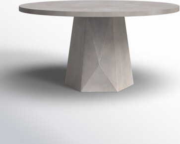 Joss & Main Clemmie Stone/Concrete Dining Table