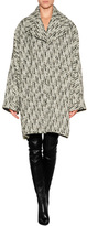 Thumbnail for your product : Rochas Wool Blend Oversized Coat in Black and White
