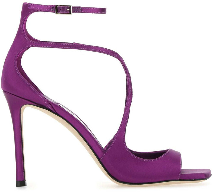 Purple Ankle Strap Heels | Shop the world's largest collection of fashion |  ShopStyle